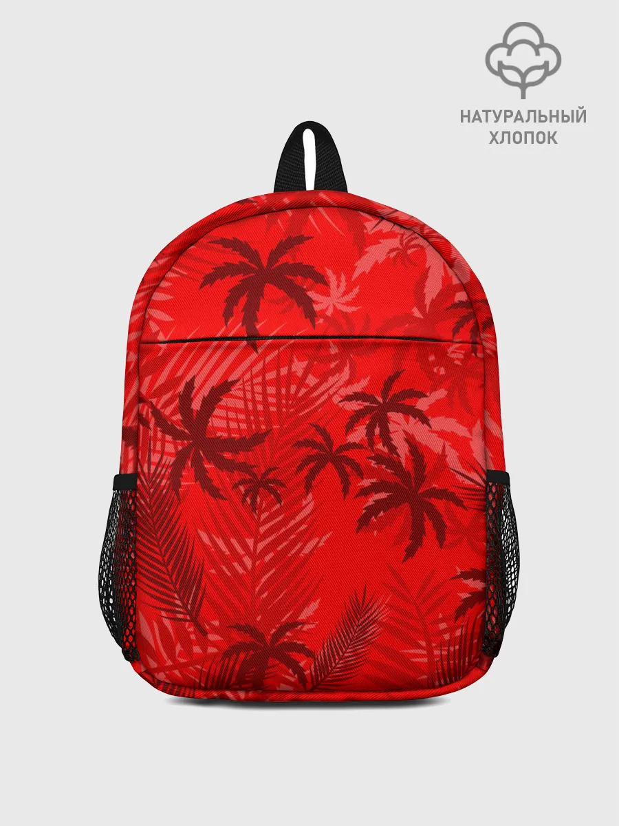 Рюкзак детский / ПАЛЬМЫ / ТРОПИКИ / ЛЕТО