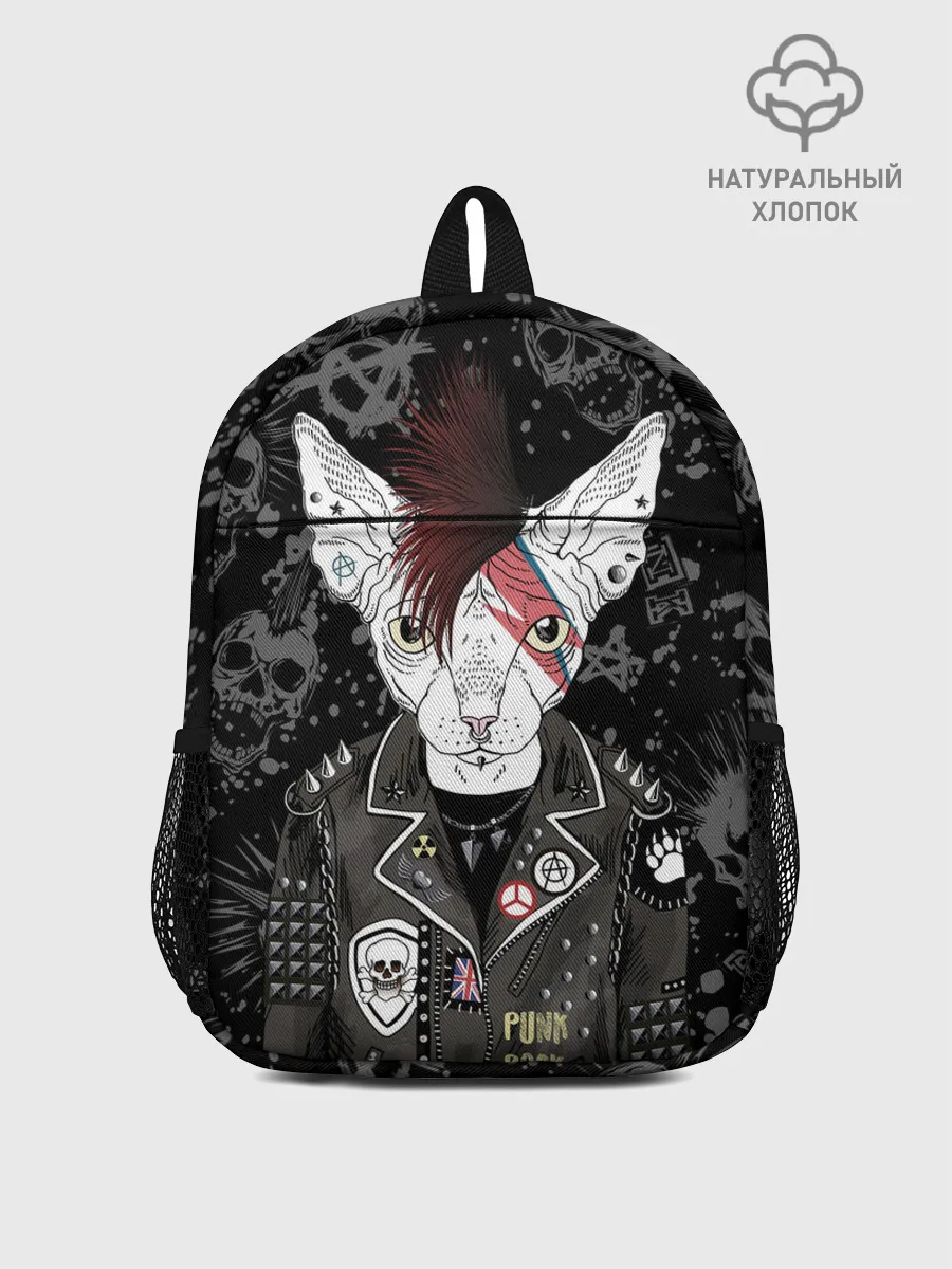 Рюкзак детский / Кот в косухе