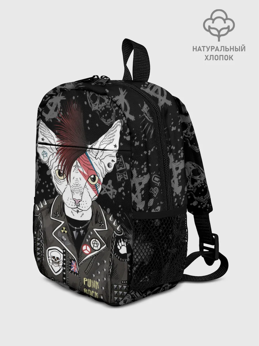 Рюкзак детский / Кот в косухе