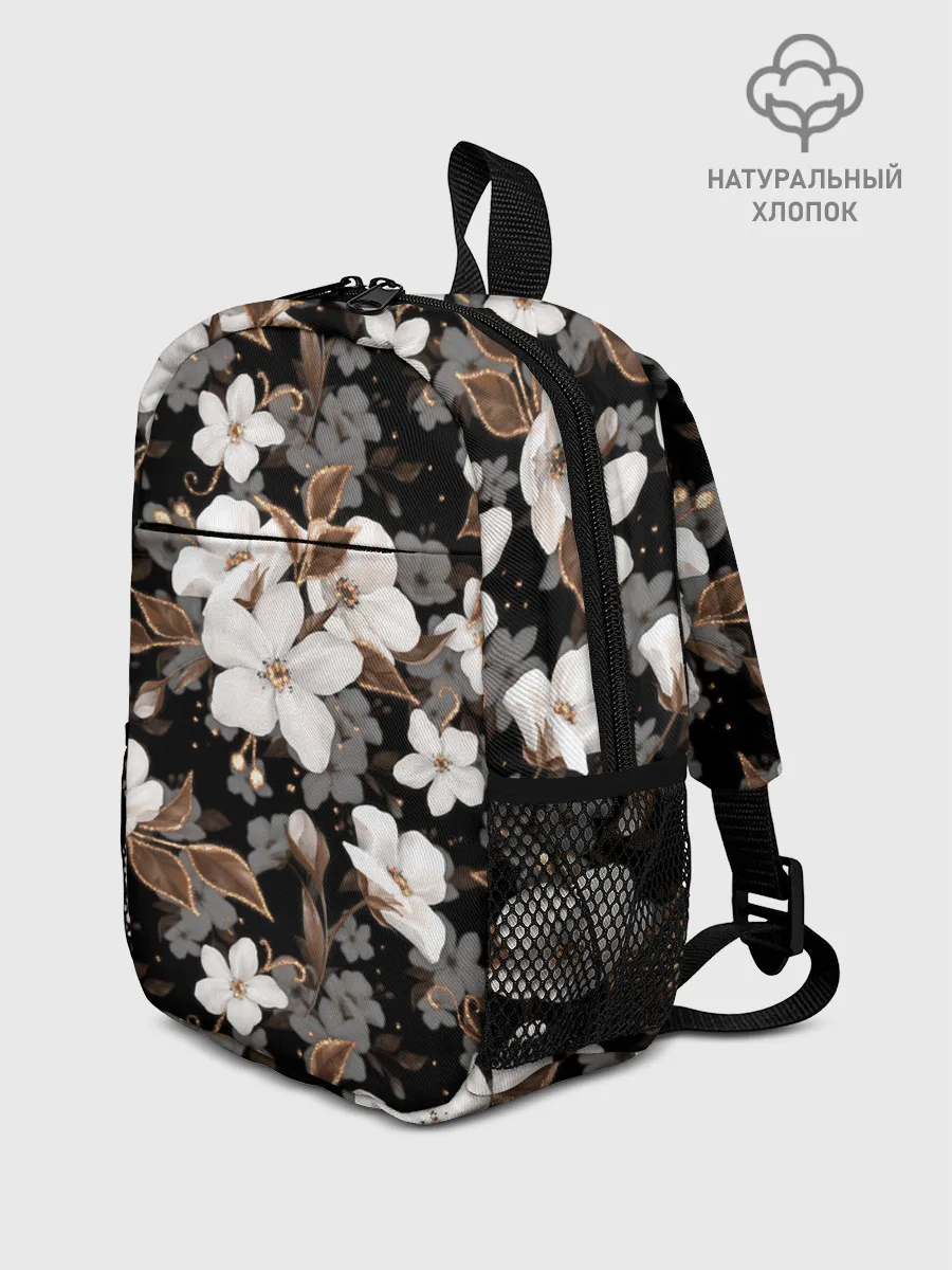 Рюкзак детский / Белые цветы