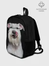 Рюкзак детский / Белый шнауцер