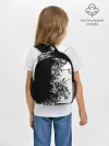 Рюкзак детский / Черно-белый узор.