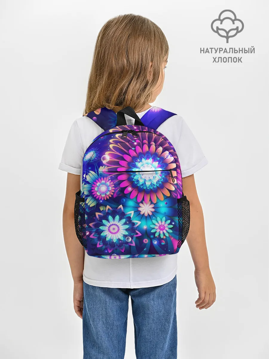 Рюкзак детский / Неоновые Цветы