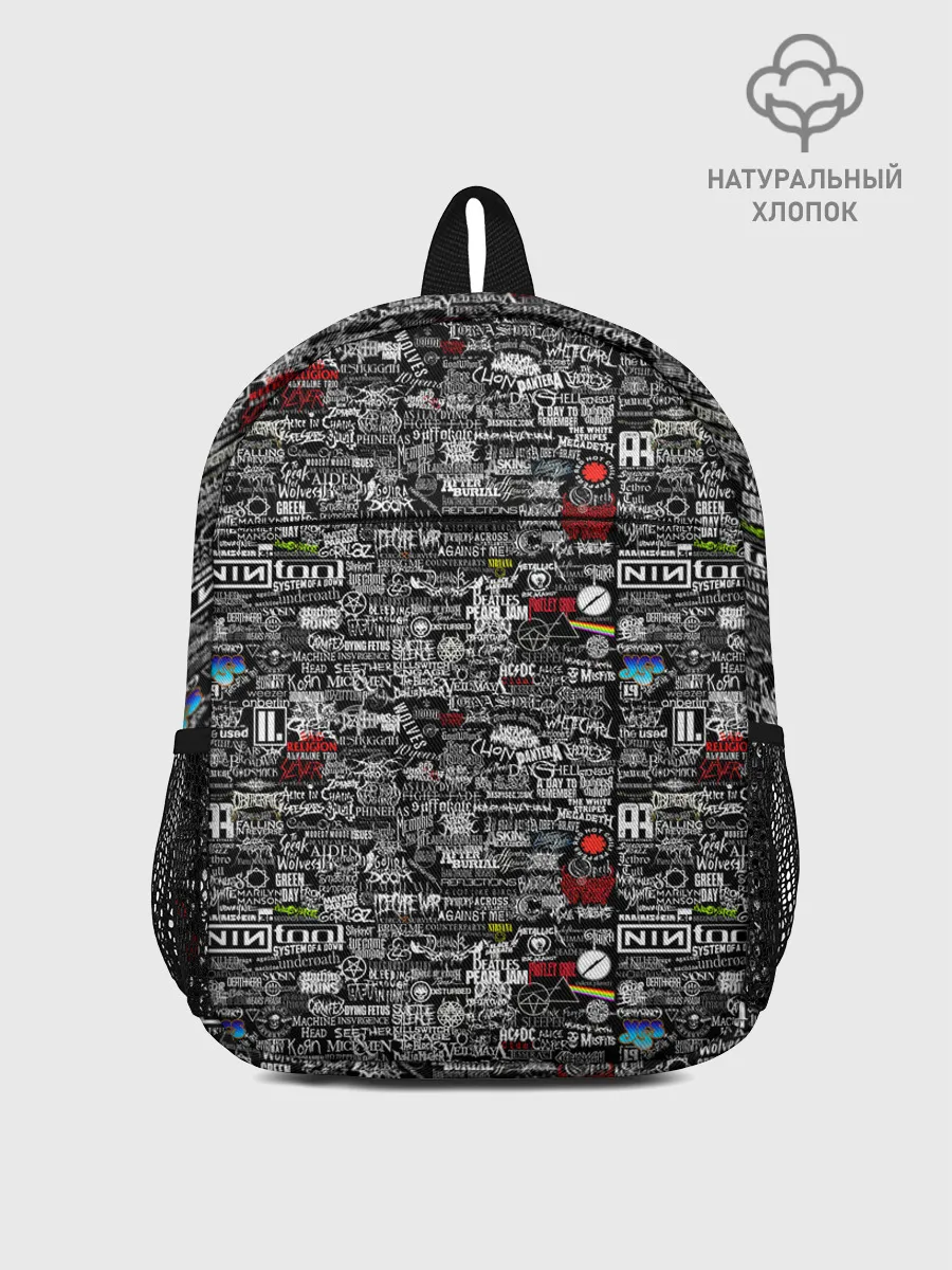 Рюкзак детский / ЛОГОТИПЫ РОК ГРУПП