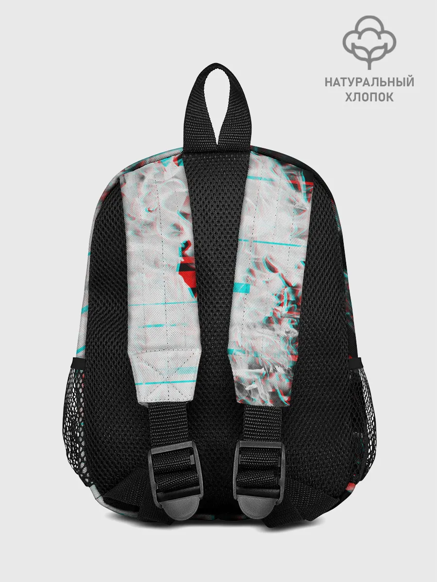 Рюкзак детский / White flame glitch