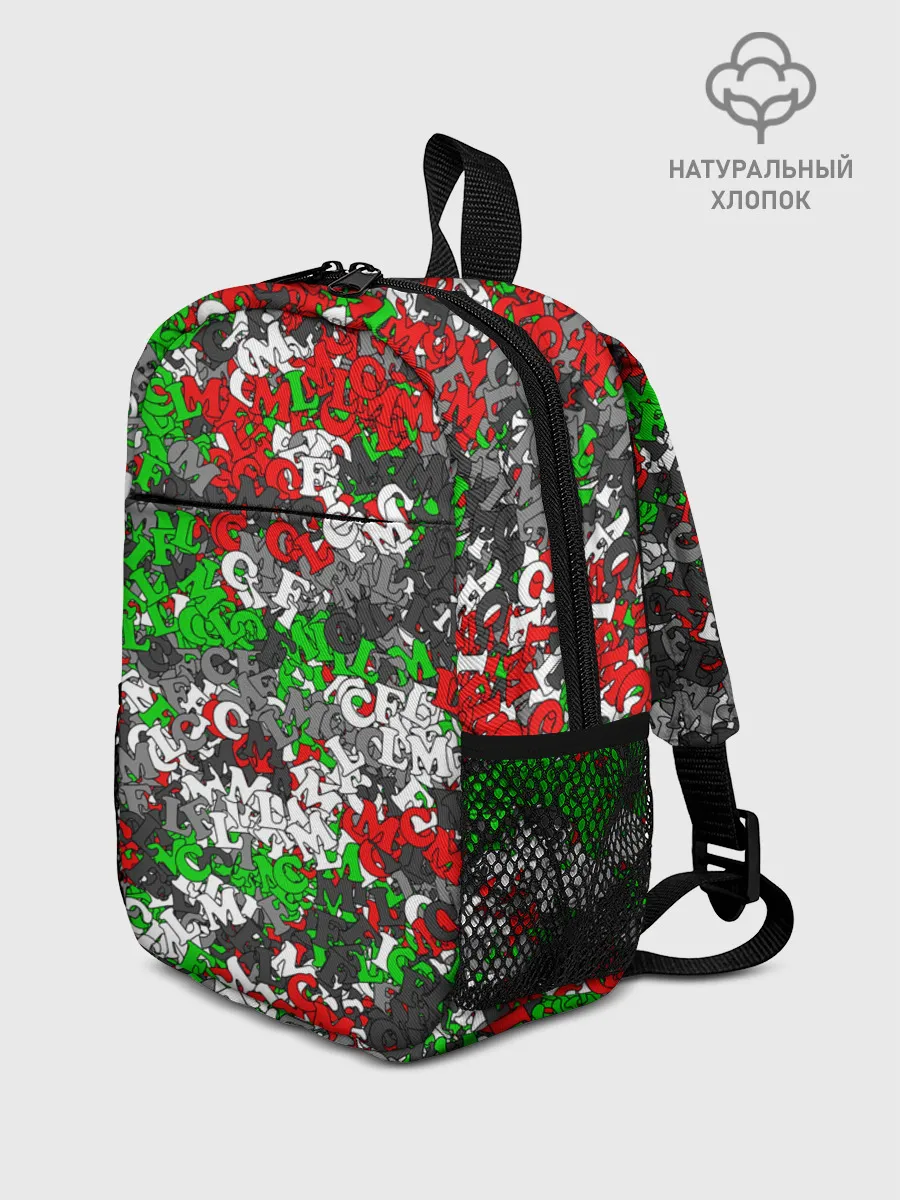 Рюкзак детский / Камуфляж с буквами FCLM