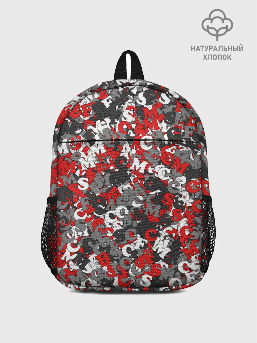 Рюкзак детский / Камуфляж с буквами F.C.S.M