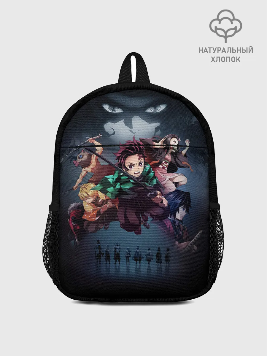 Рюкзак детский / Kimetsu no Yaiba на черном