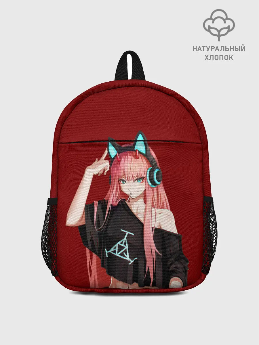Рюкзак детский / Zero Two в наушниках