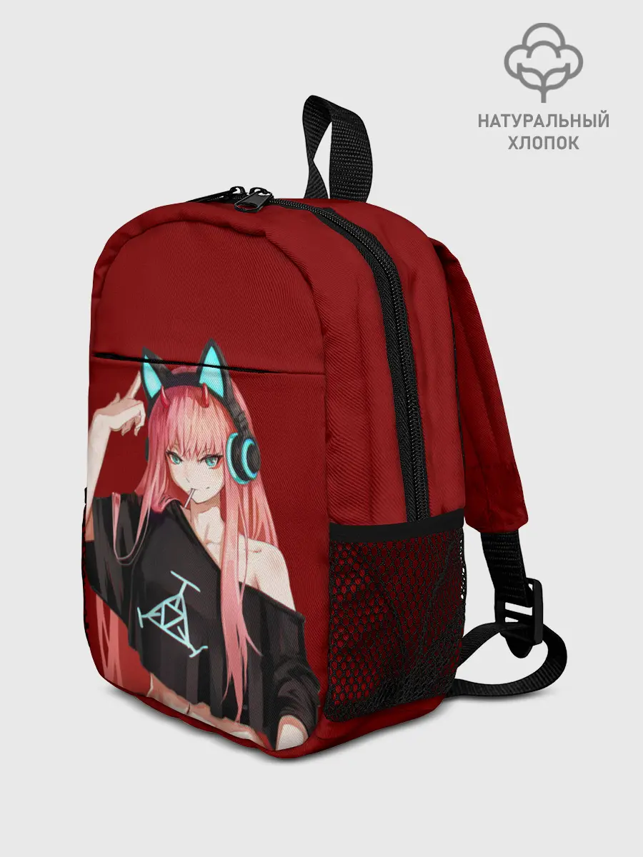 Рюкзак детский / Zero Two в наушниках