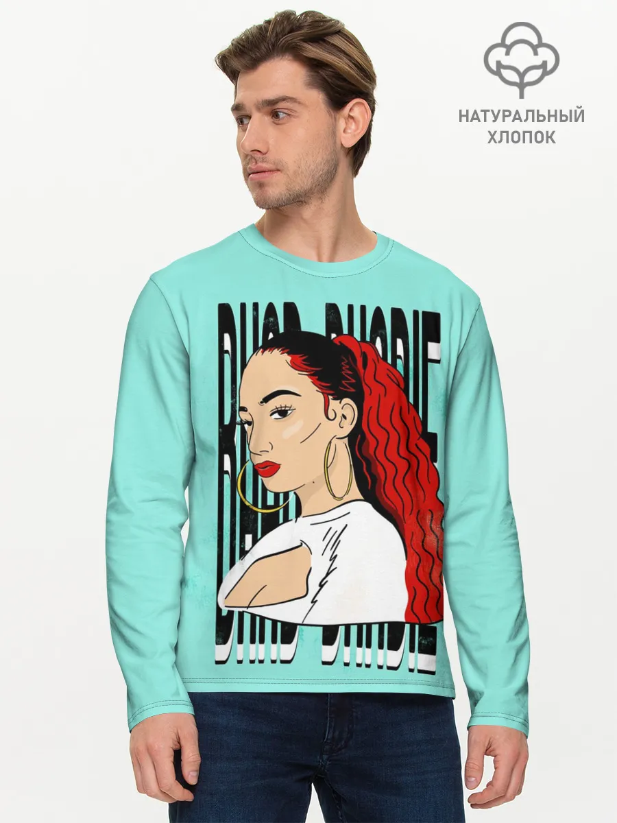 Мужской лонгслив базовый / Bad Bhabi