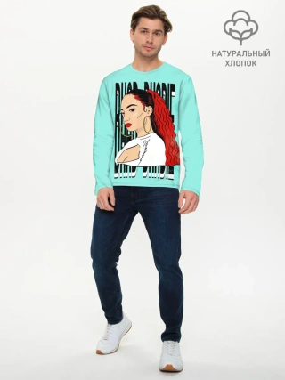 Мужской лонгслив базовый / Bad Bhabi