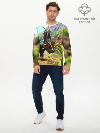 Мужской лонгслив базовый / Ark Survival | АРК СУРВИВАЛ
