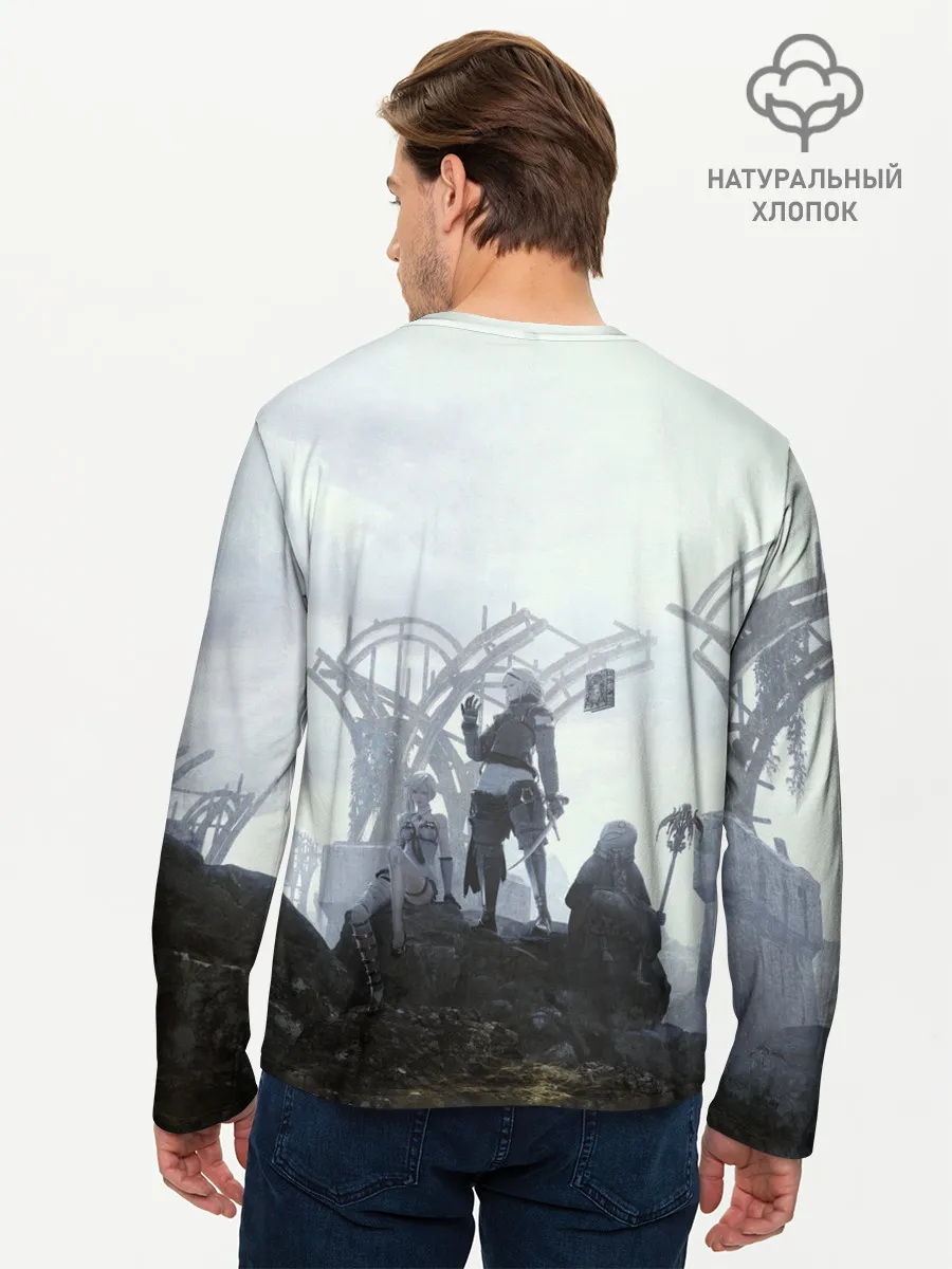 Мужской лонгслив базовый / NieR Replicant