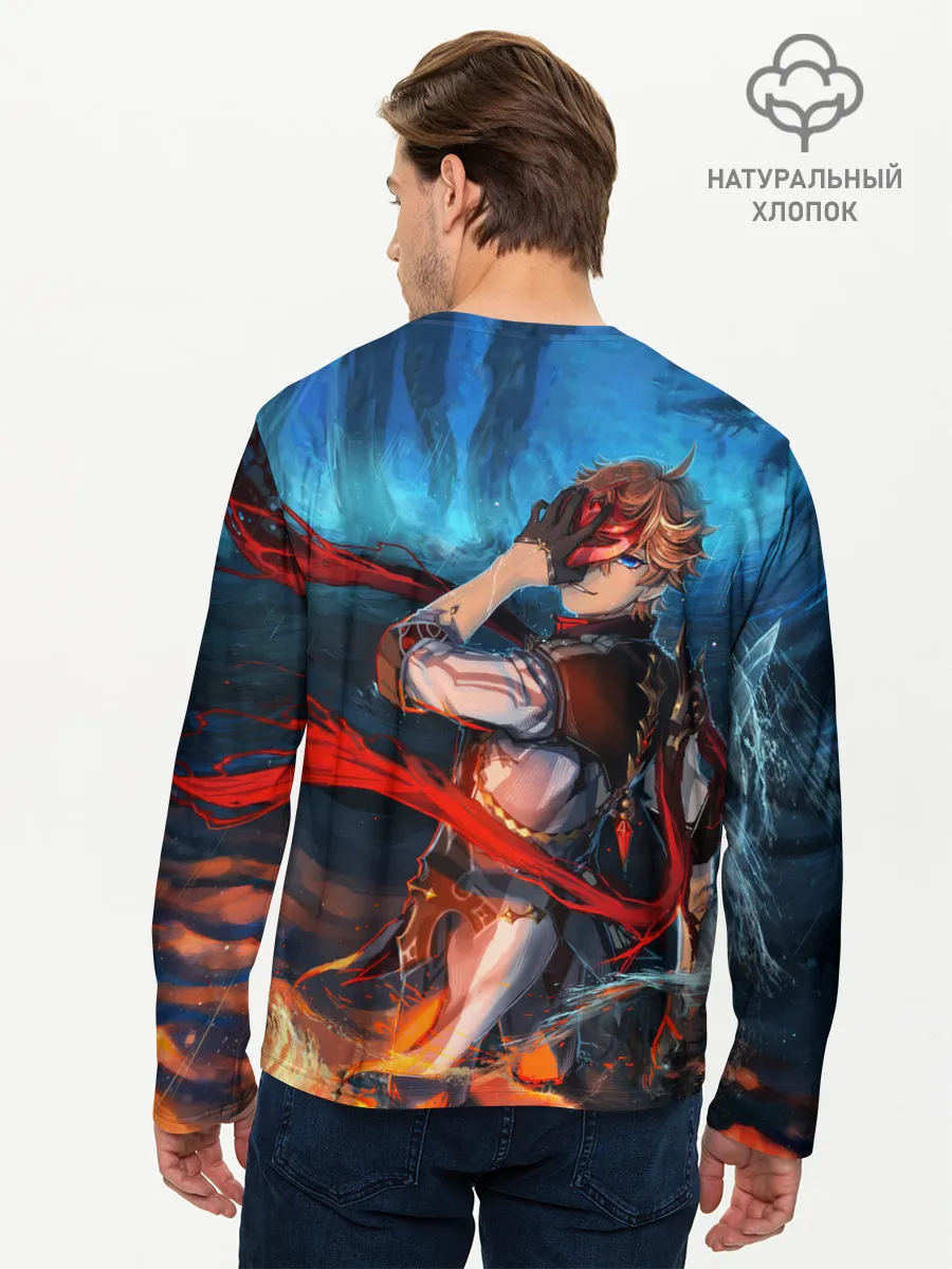 Мужской лонгслив базовый / Tartaglia art