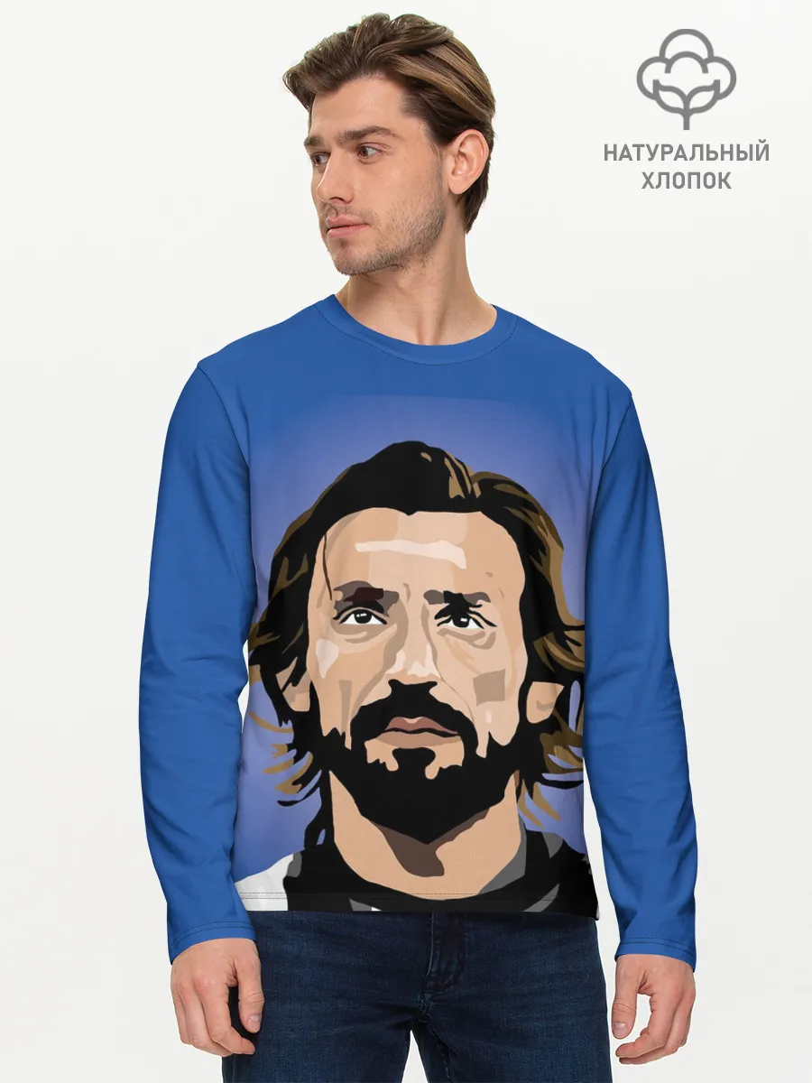 Мужской лонгслив базовый / Андреа Пирло