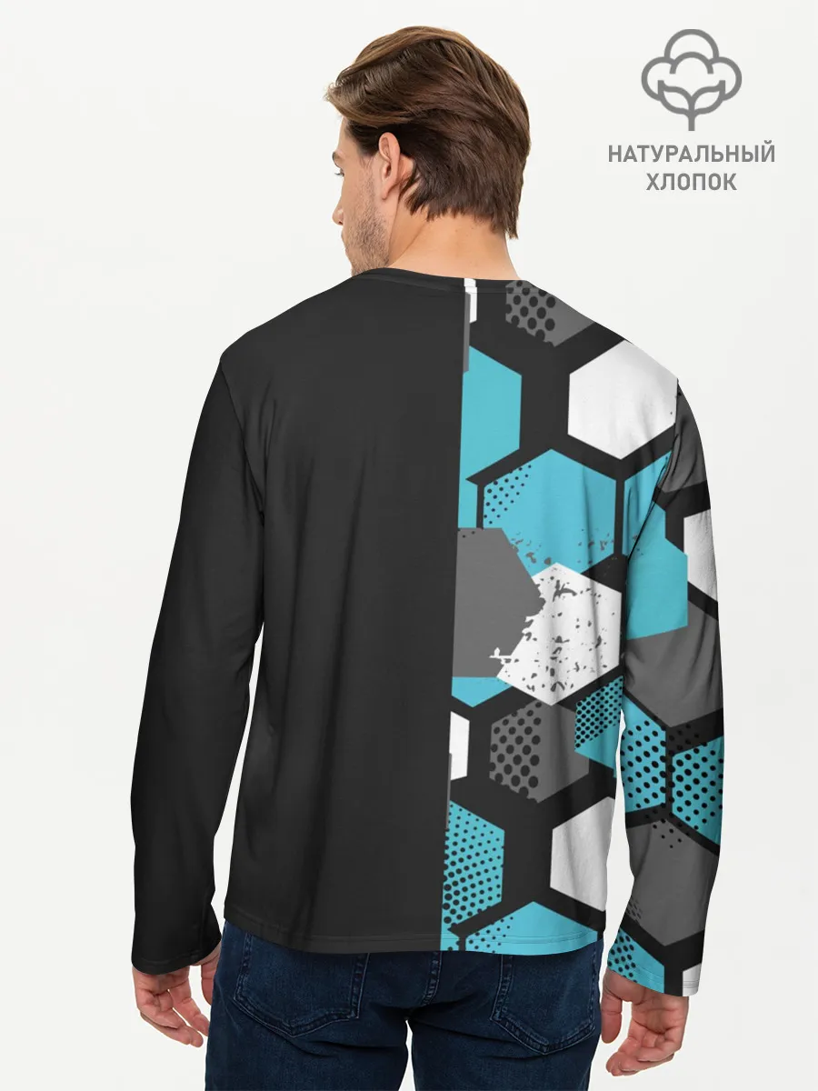 Мужской лонгслив базовый / Эден Азар