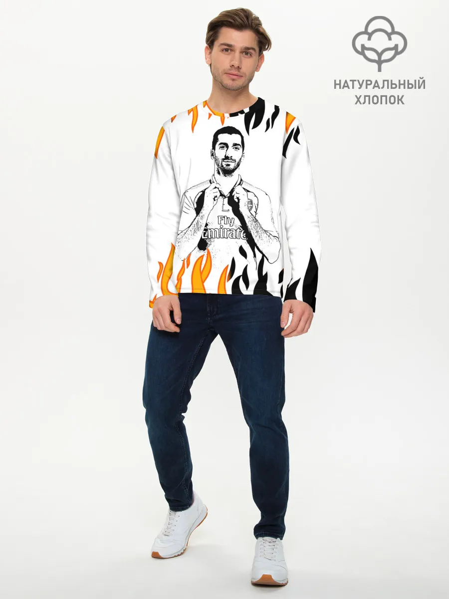 Мужской лонгслив базовый / Генрих Мхитарян