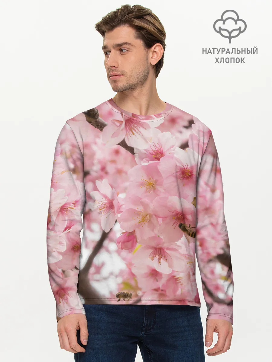 Мужской лонгслив базовый / НеобыЧная СаКура