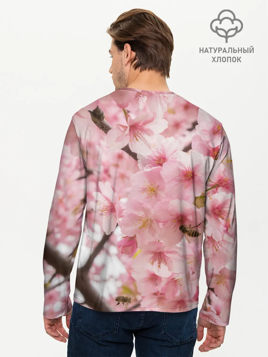 Мужской лонгслив базовый / НеобыЧная СаКура