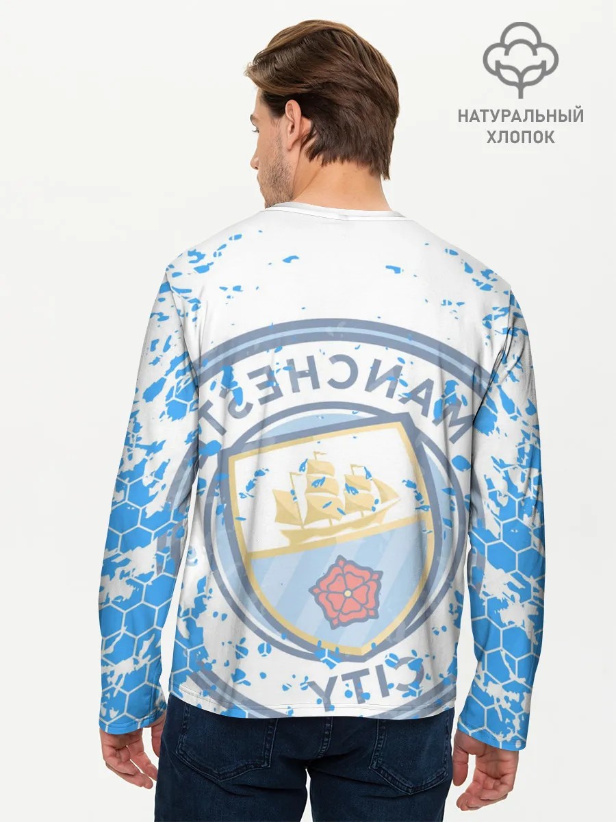 Мужской лонгслив базовый / СЕРХИО АГУЭРО / SERGIO AGUERO