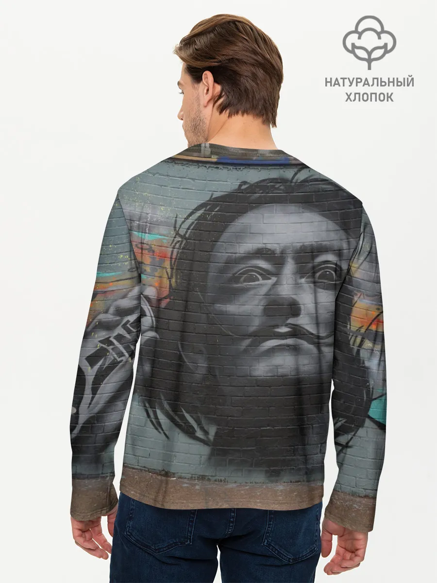 Мужской лонгслив базовый / Сальвадор Дали