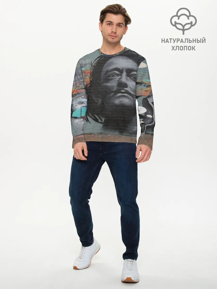 Мужской лонгслив базовый / Сальвадор Дали