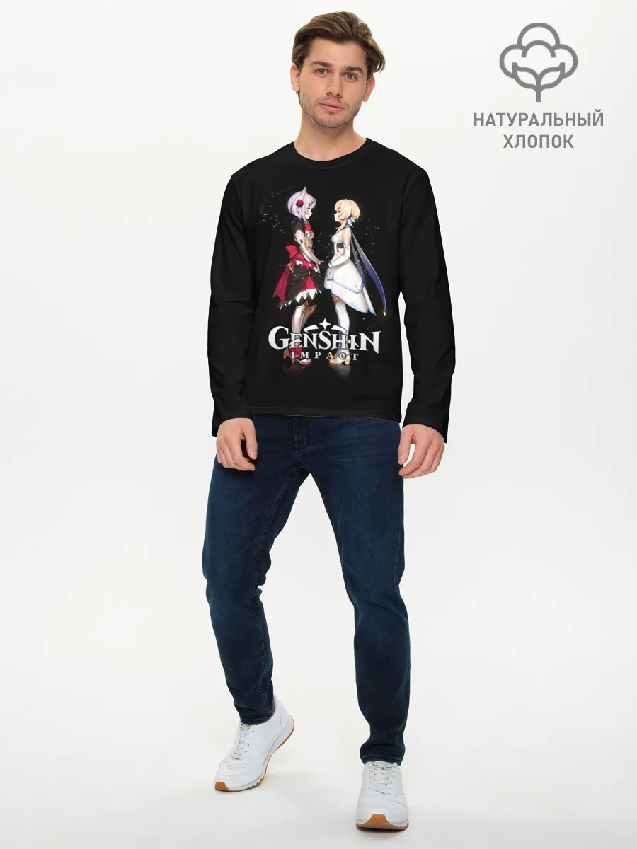 Мужской лонгслив базовый / GENSHIN IMPACT
