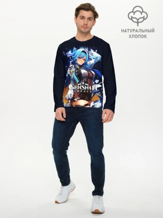 Мужской лонгслив базовый / Eula / Genshin Impact