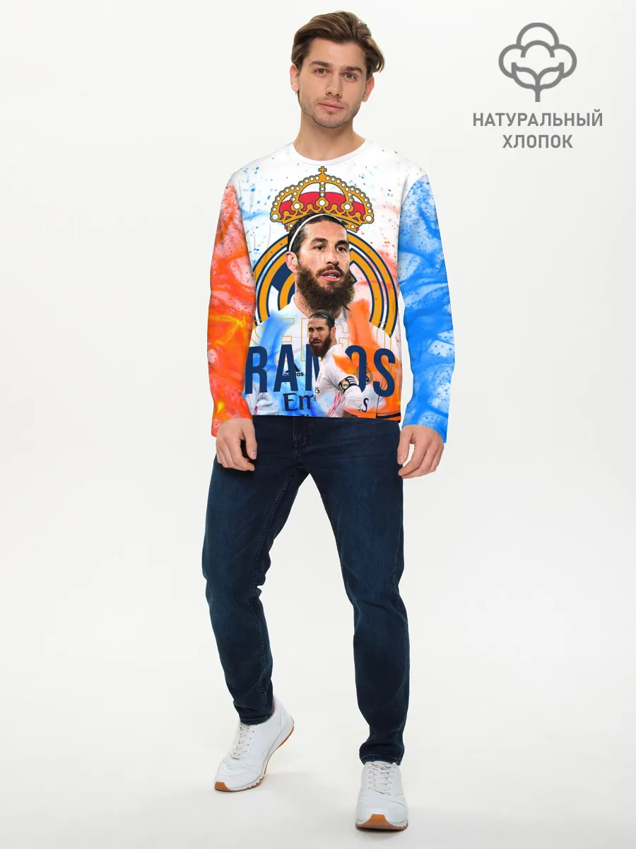 Мужской лонгслив базовый / SERGIO RAMOS / СЕРХИО РАМОС