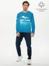 Мужской лонгслив базовый / дайвинг