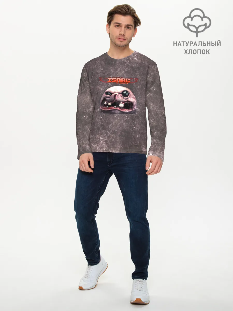 Мужской лонгслив базовый / The Binding of Isaac | ГОЛОВА