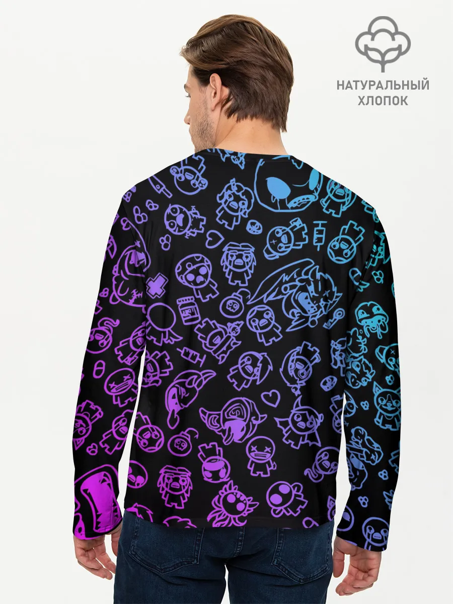 Мужской лонгслив базовый / Blue Isaac