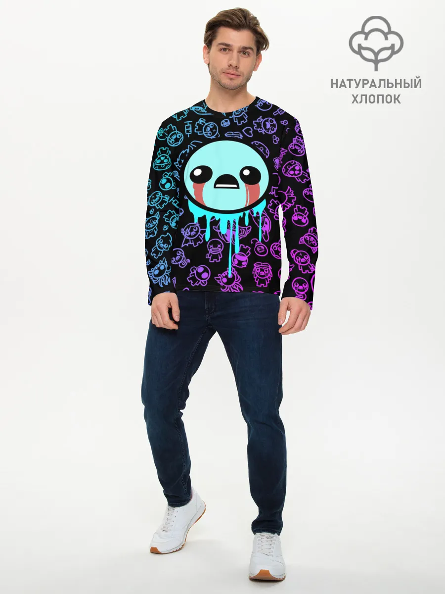 Мужской лонгслив базовый / Blue Isaac
