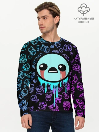 Мужской лонгслив базовый / Blue Isaac