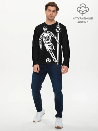 Мужской лонгслив базовый / Криштиану Роналду