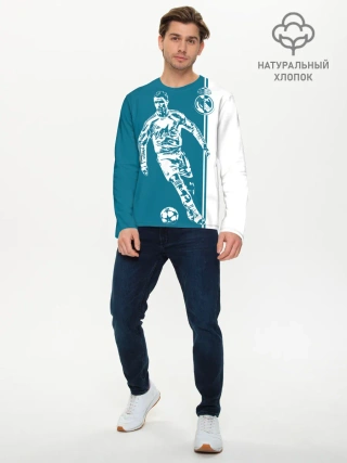 Мужской лонгслив базовый / Криштиану Роналду