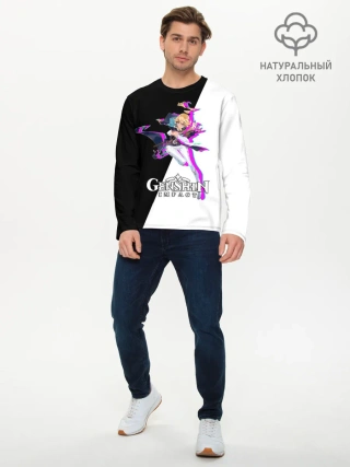 Мужской лонгслив базовый / GENSHIN IMPACT / JEAN