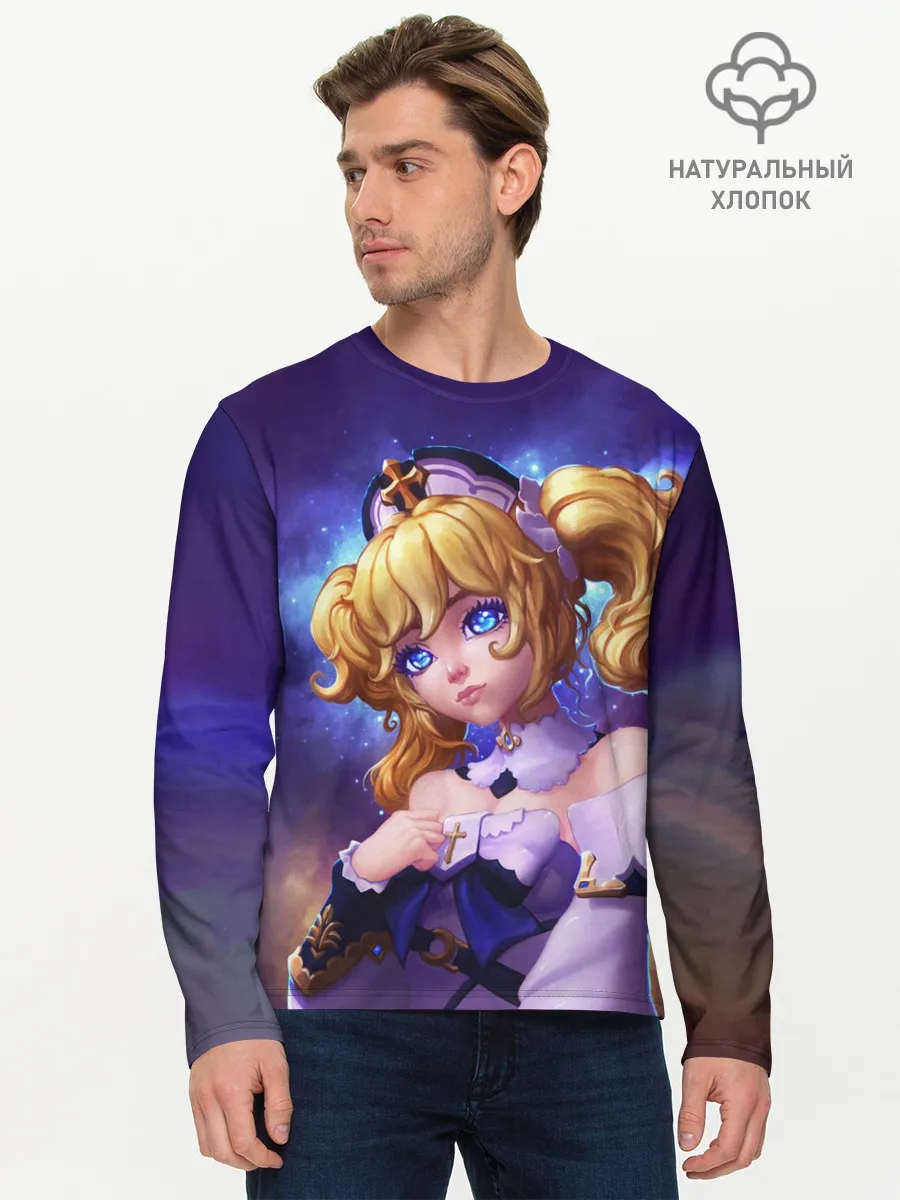 Мужской лонгслив базовый / GENSHIN IMPACT / BARBARA