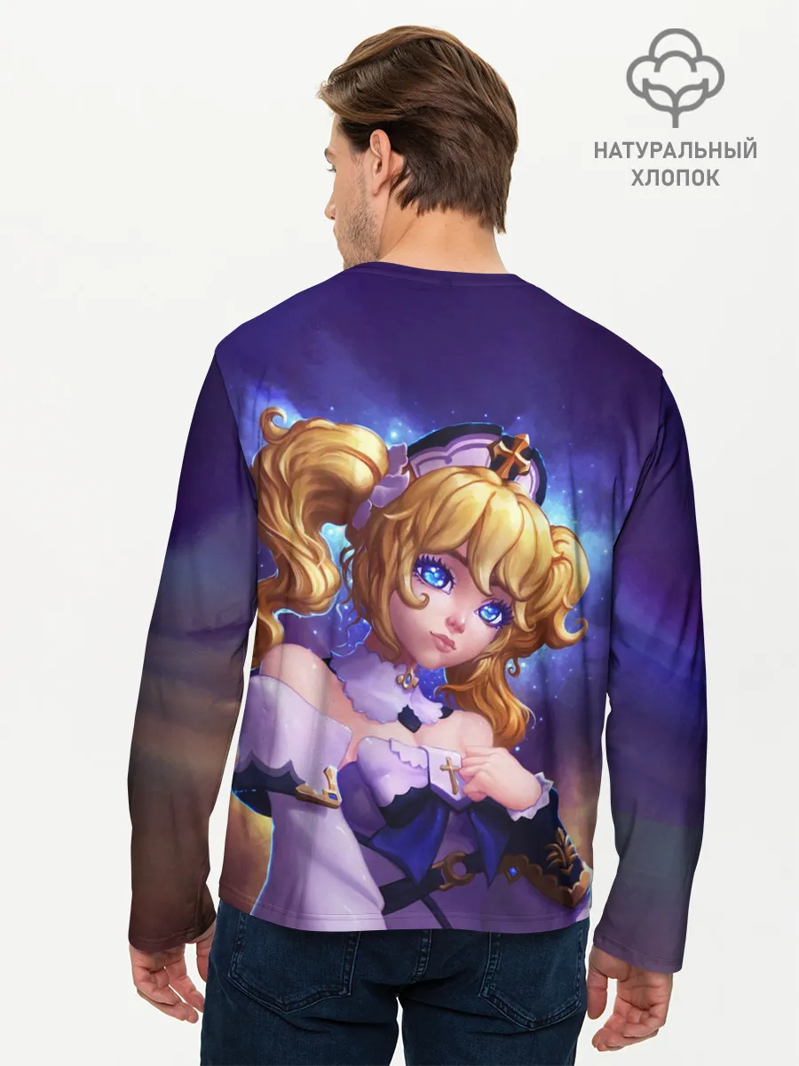 Мужской лонгслив базовый / GENSHIN IMPACT / BARBARA