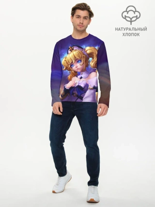 Мужской лонгслив базовый / GENSHIN IMPACT / BARBARA