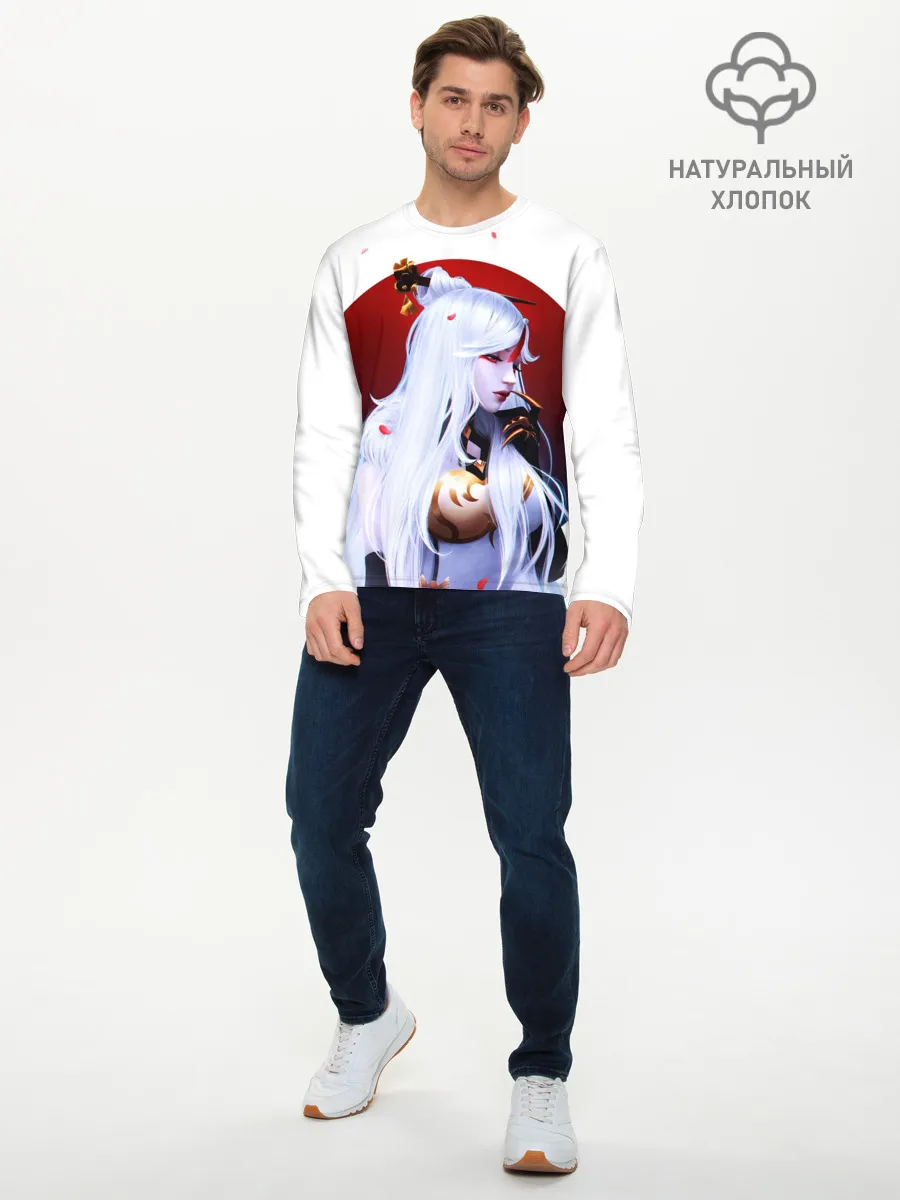 Мужской лонгслив базовый / GENSHIN IMPACT / НИН ГУАН
