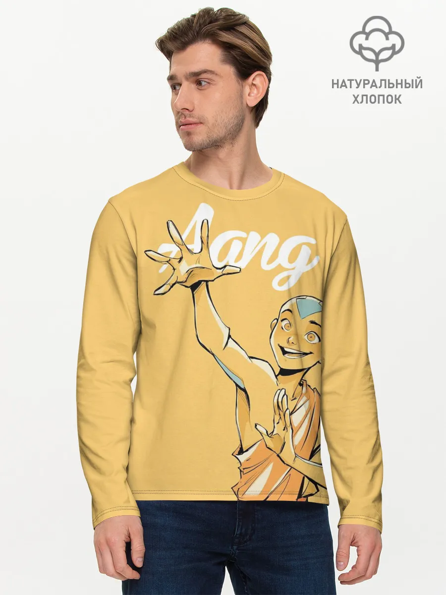 Мужской лонгслив базовый / Aang last airbender