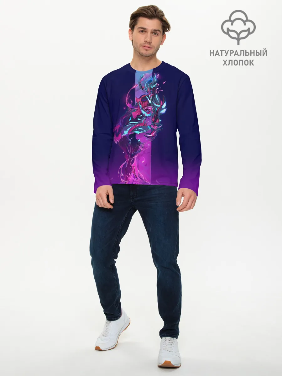 Мужской лонгслив базовый / warframe