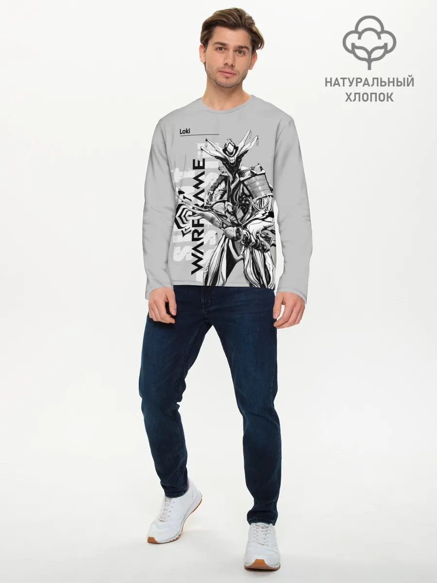 Мужской лонгслив базовый / loki