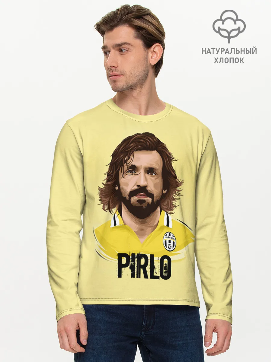 Мужской лонгслив базовый / Андреа Пирло