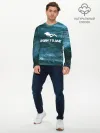 Мужской лонгслив базовый / дайвинг