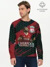 Мужской лонгслив базовый / Liverpool: Мохамед Салах.