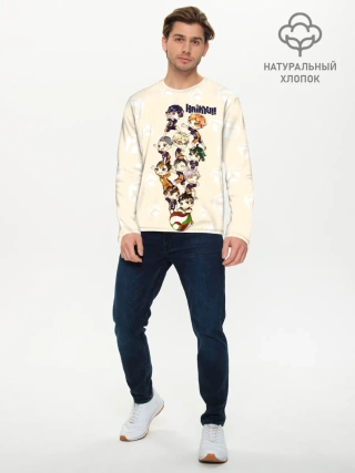 Мужской лонгслив базовый / Команда Карасуно | Haikyuu!!