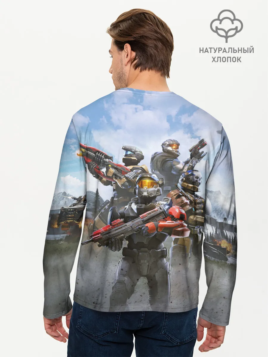 Мужской лонгслив базовый / Halo Infinite